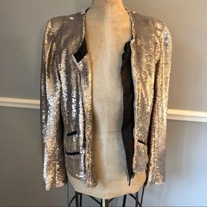 IRO Gold Sequin Jacket